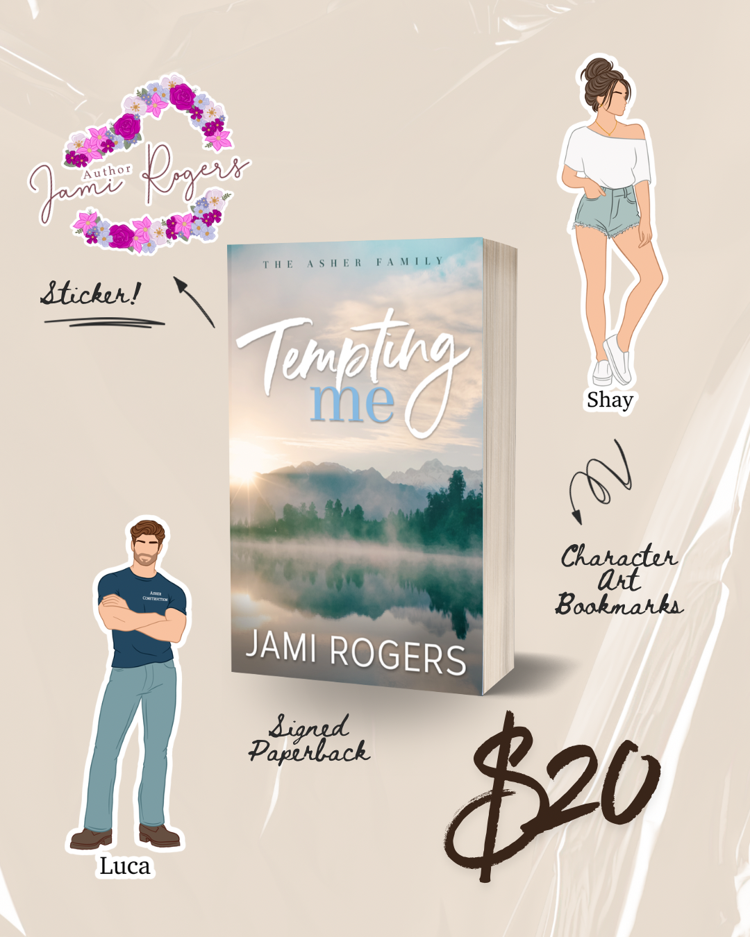 Tempting Me Signed Paperback - Discreet Edition